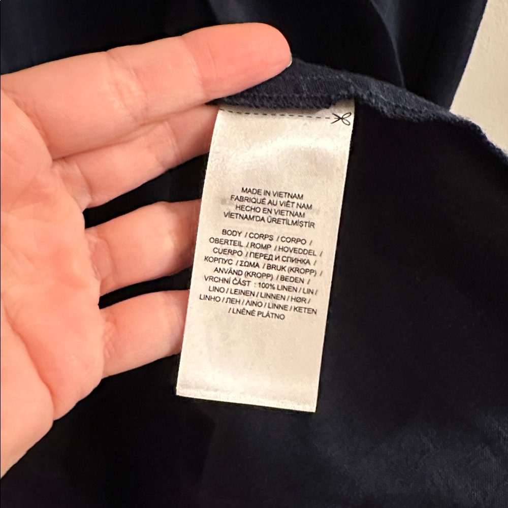 Ralph Lauren Black Label Black Knot-Front Shirt Dress - Picture 6 of 9